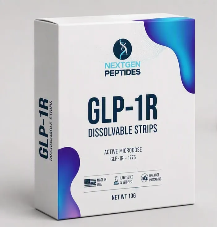 Nextgen Peptides GLP-1R Dissolvable Strips box